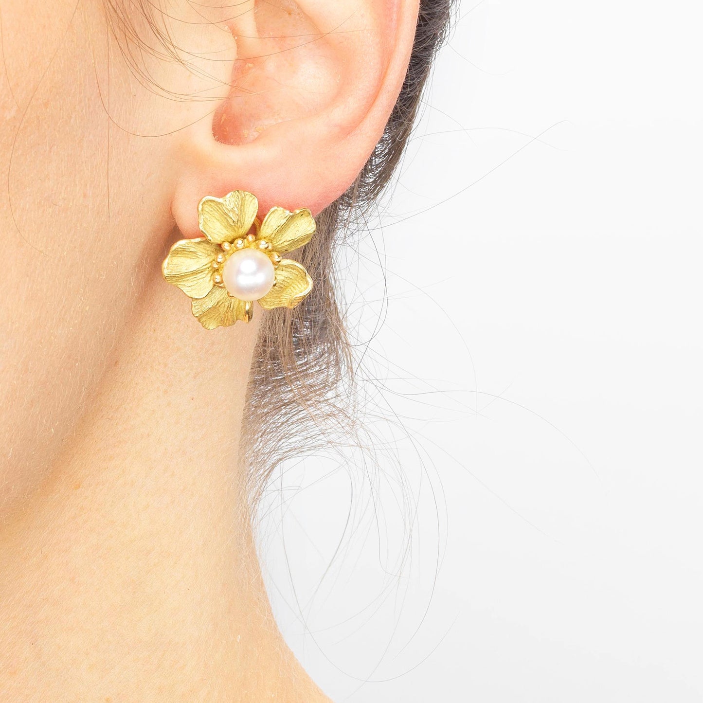 Tiffany & Co. Pearl Flower Earrings
