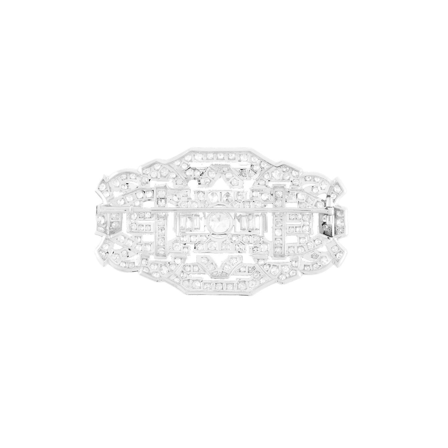 Vintage Platinum Art Deco Brooch