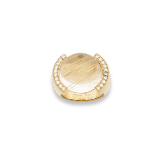 Cartier "So Pretty" Rutile Quartz Ring