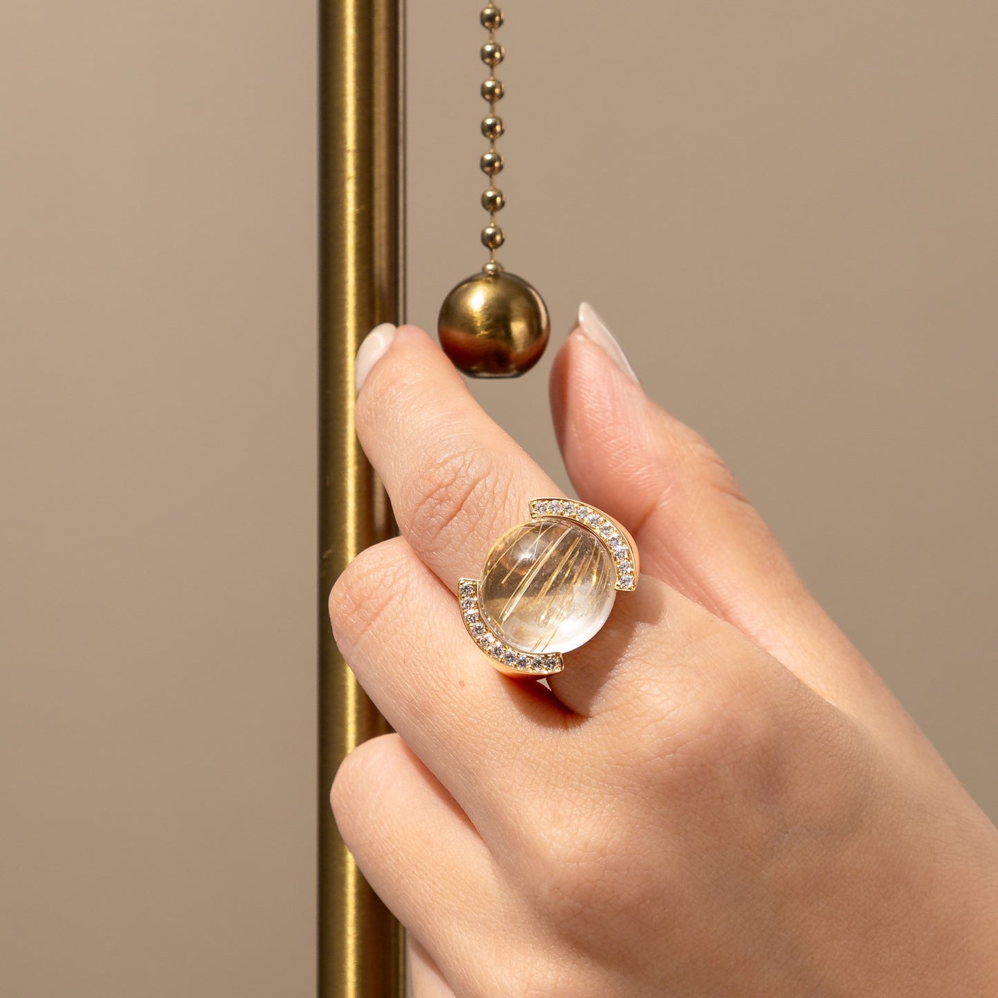 Cartier "So Pretty" Rutile Quartz Ring