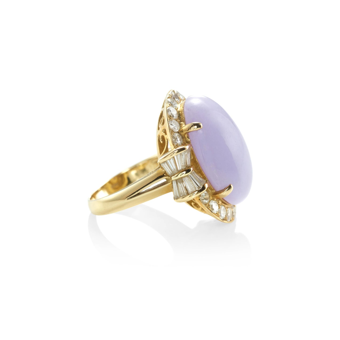 Vintage Lavender Jade Ring