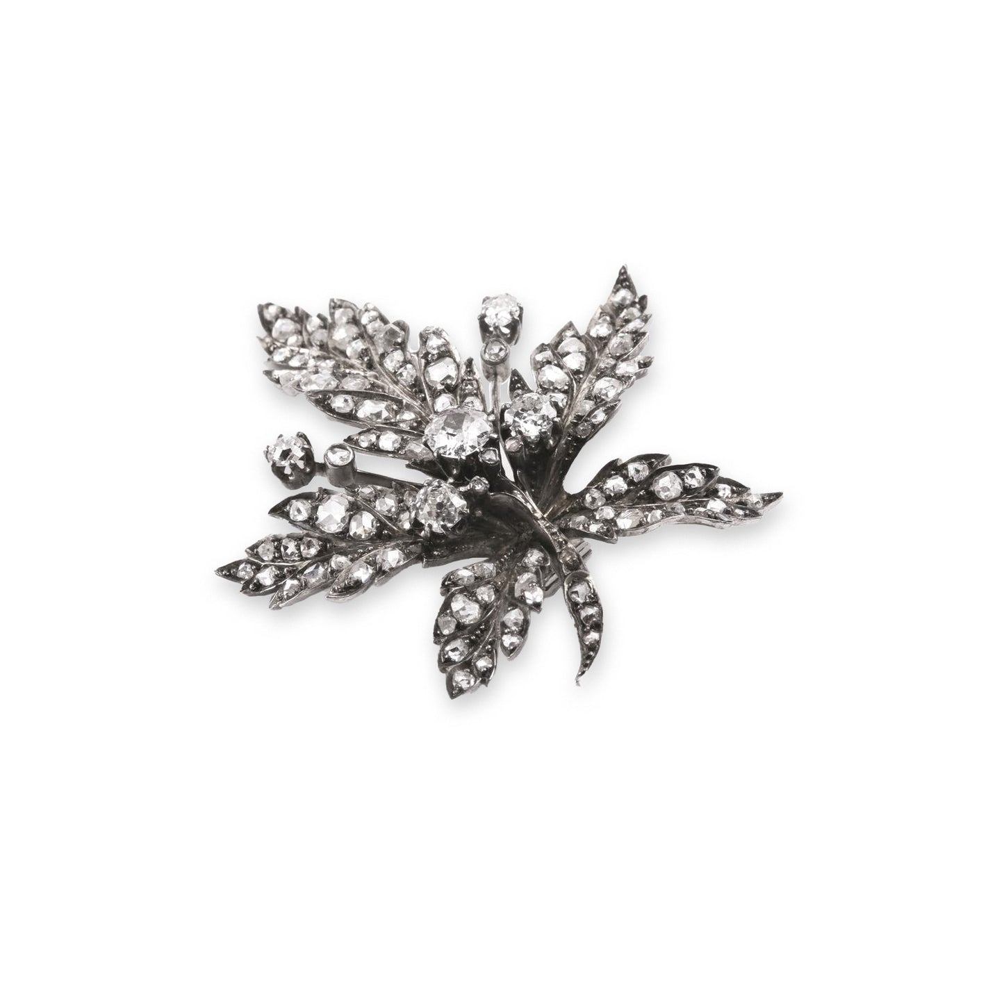 Antique Leaf Brooch