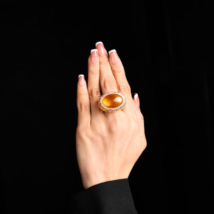 Pomellato Amber Arabesque Dome Ring