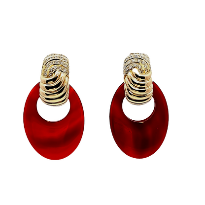 Boucheron Diamond Interchangeable Earrings