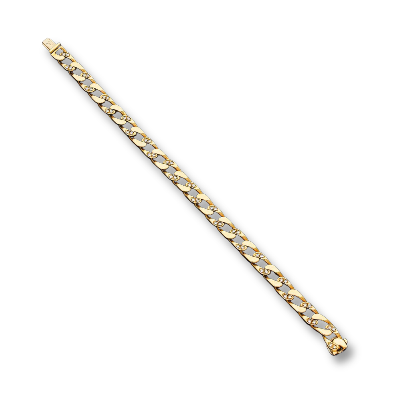 Fred Gold and Diamond Link Bracelet