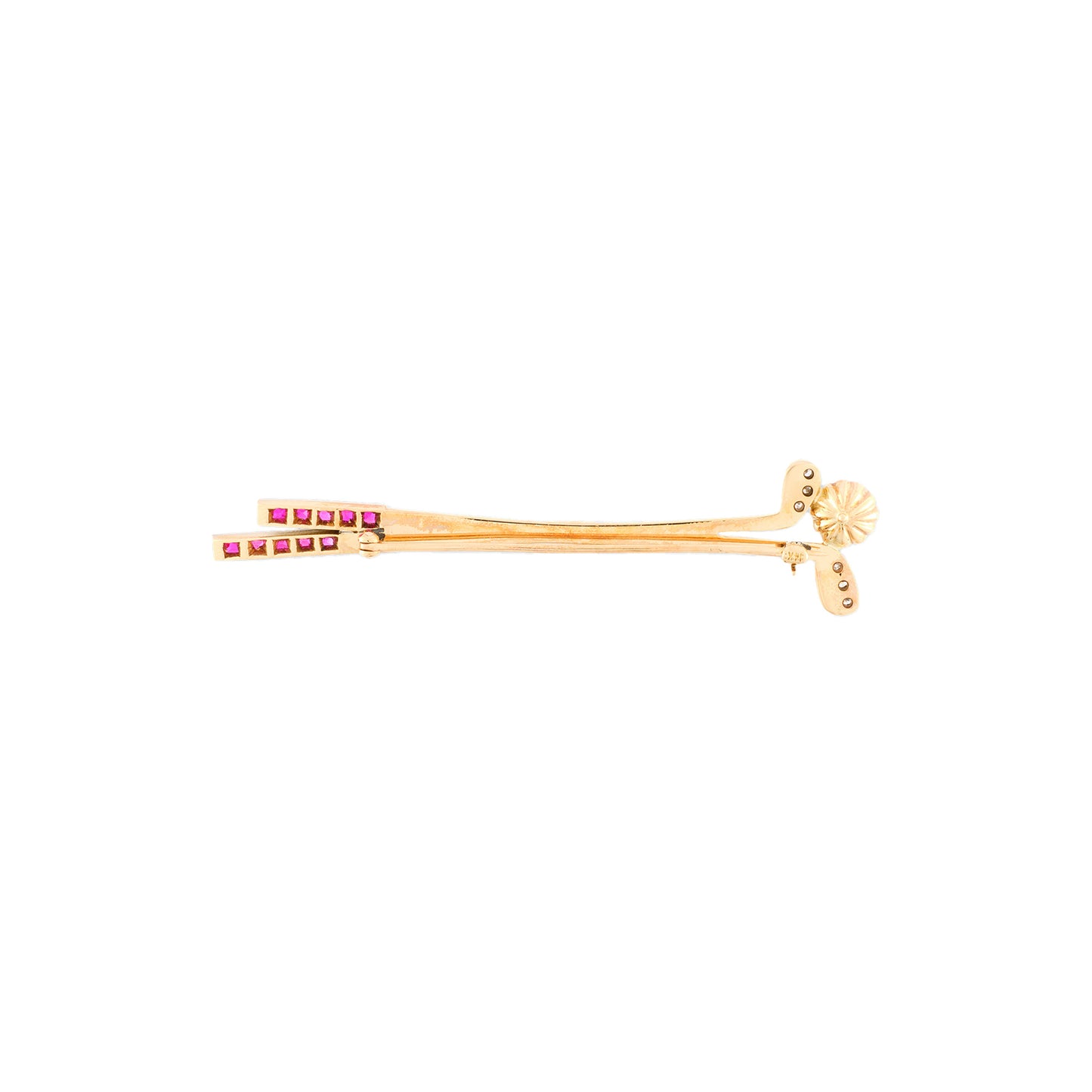 Vintage Gold Club Brooch
