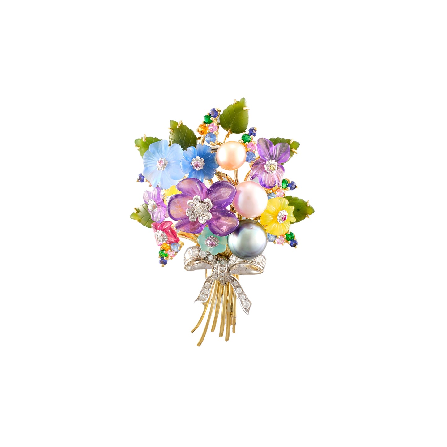 Santa'Gostino Bouquet Brooch