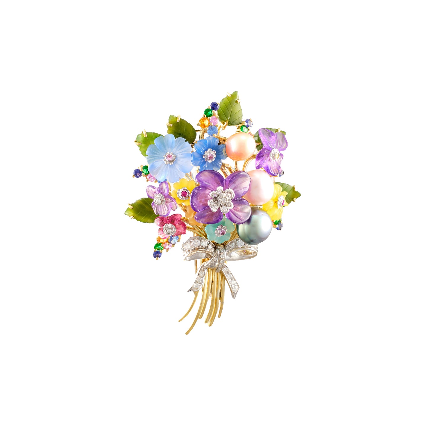 Santa'Gostino Bouquet Brooch