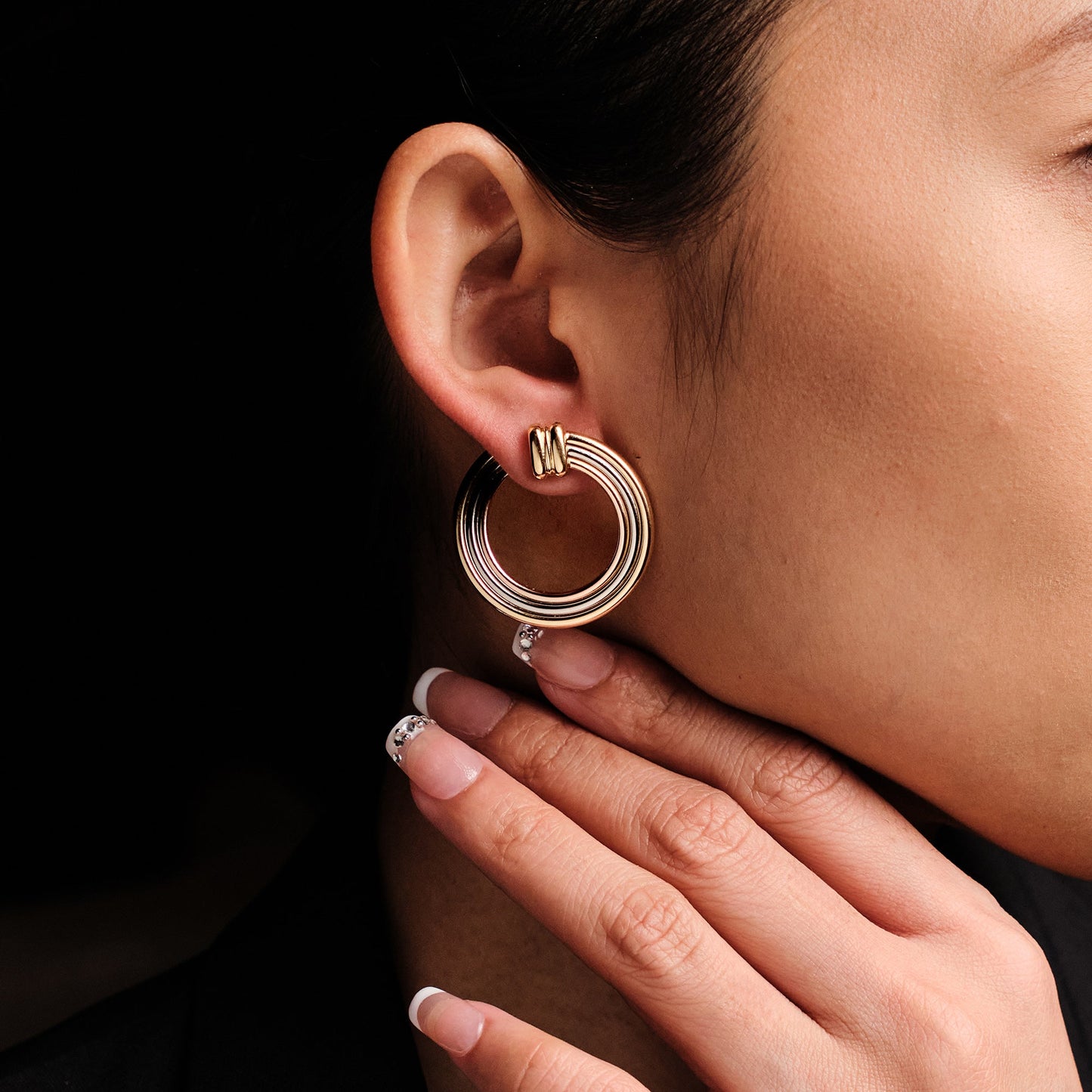 Cartier Trinity Hoop Earrings