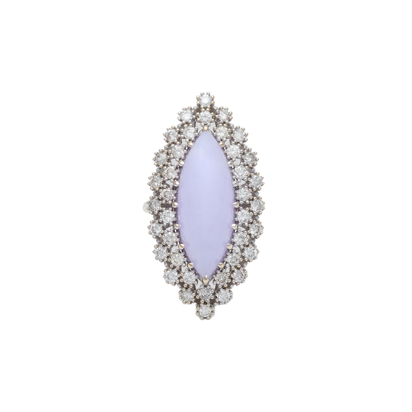 Vintage Lavender Jade Ring