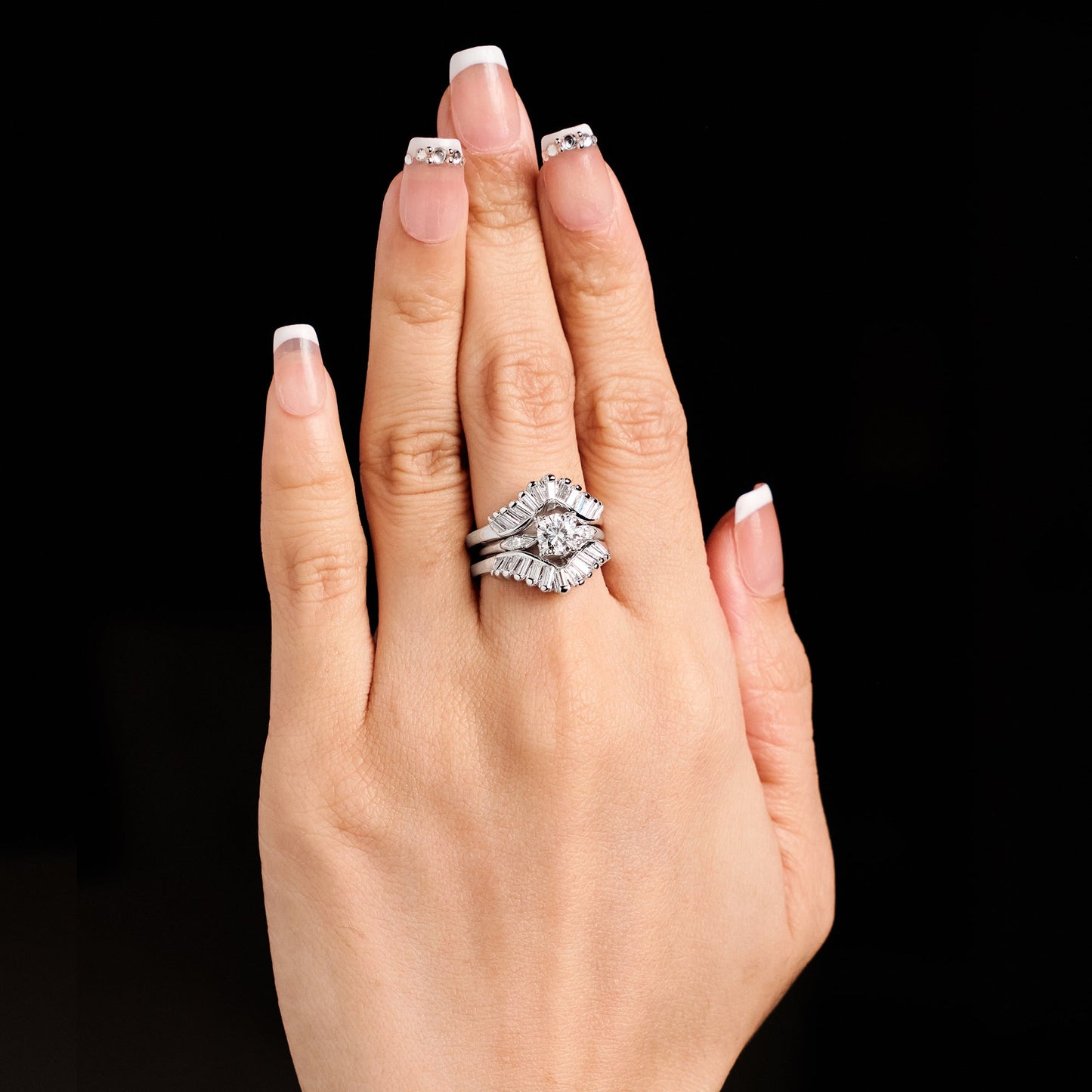 Vintage Diamond Jacket Ring