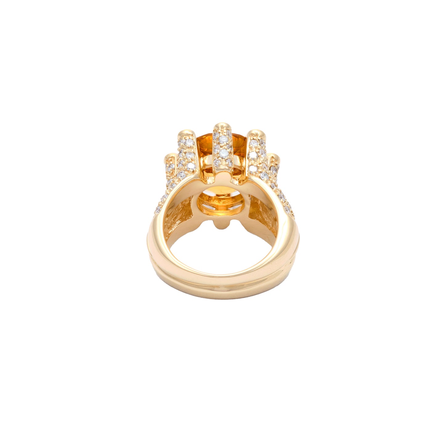 Sonia B Citrine & Diamond Ring