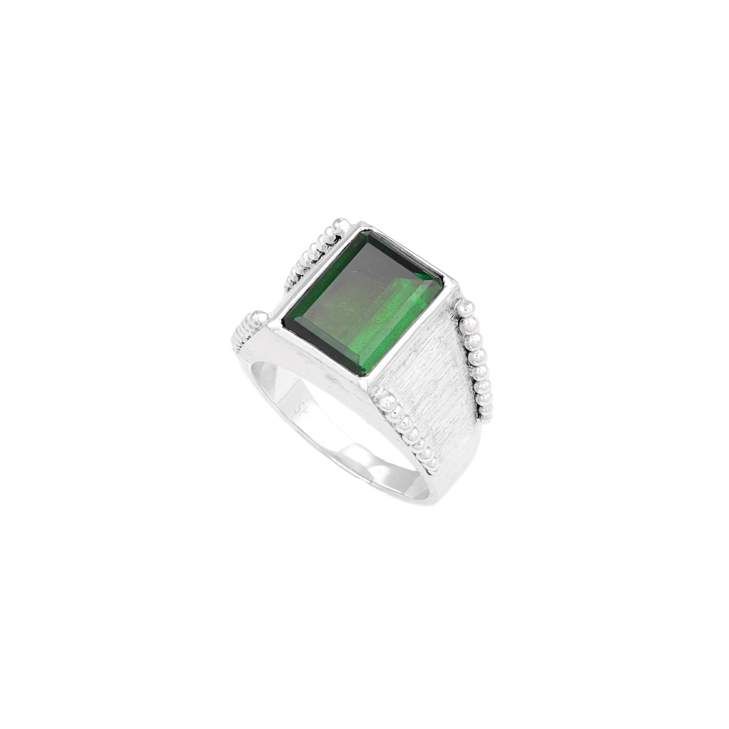 Vintage Green Tourmaline Ring