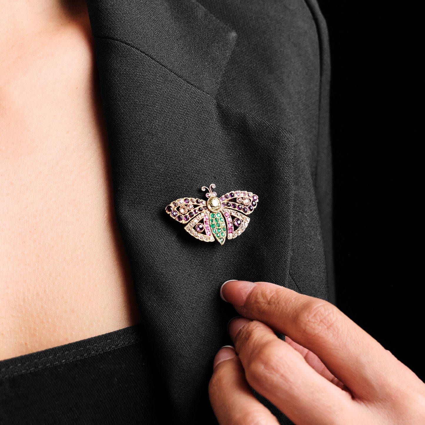 Antique Victorian Butterfly Brooch