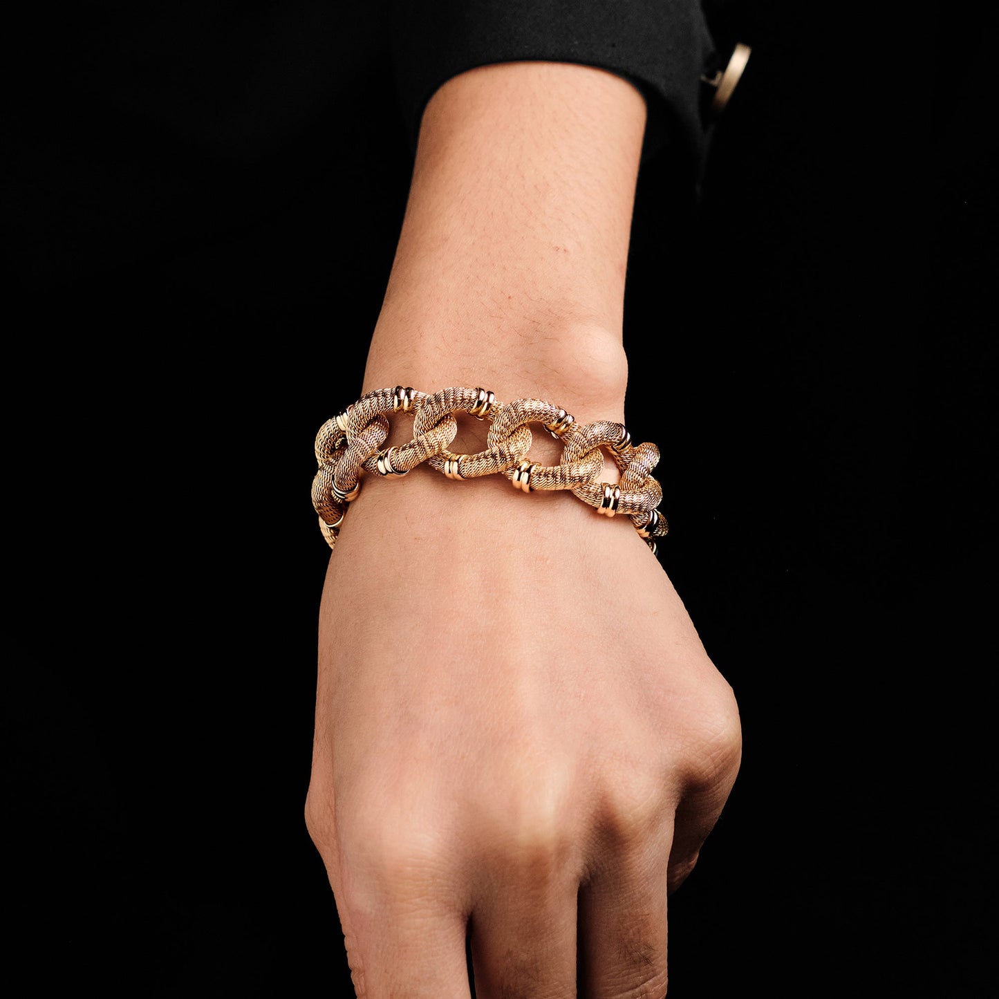 Vintage Gold Link Bracelet