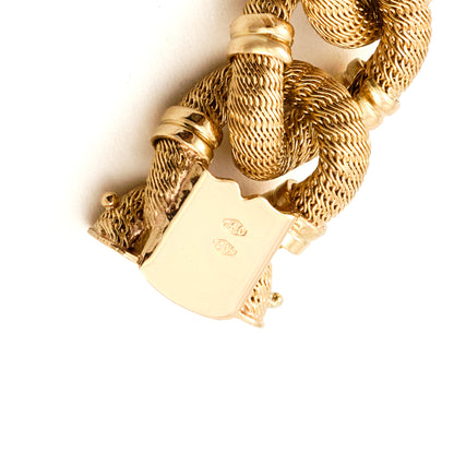 Vintage Gold Link Bracelet