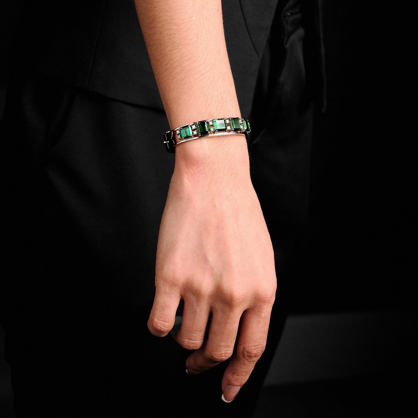 Vintage Tourmaline Bangle