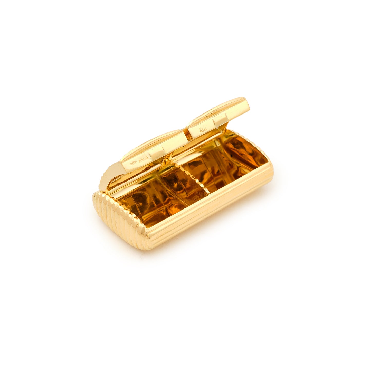 Marina B Double Gold Pillbox