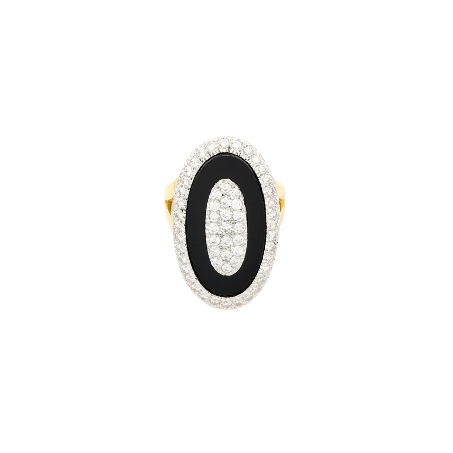Vintage Onyx and Diamond Ring