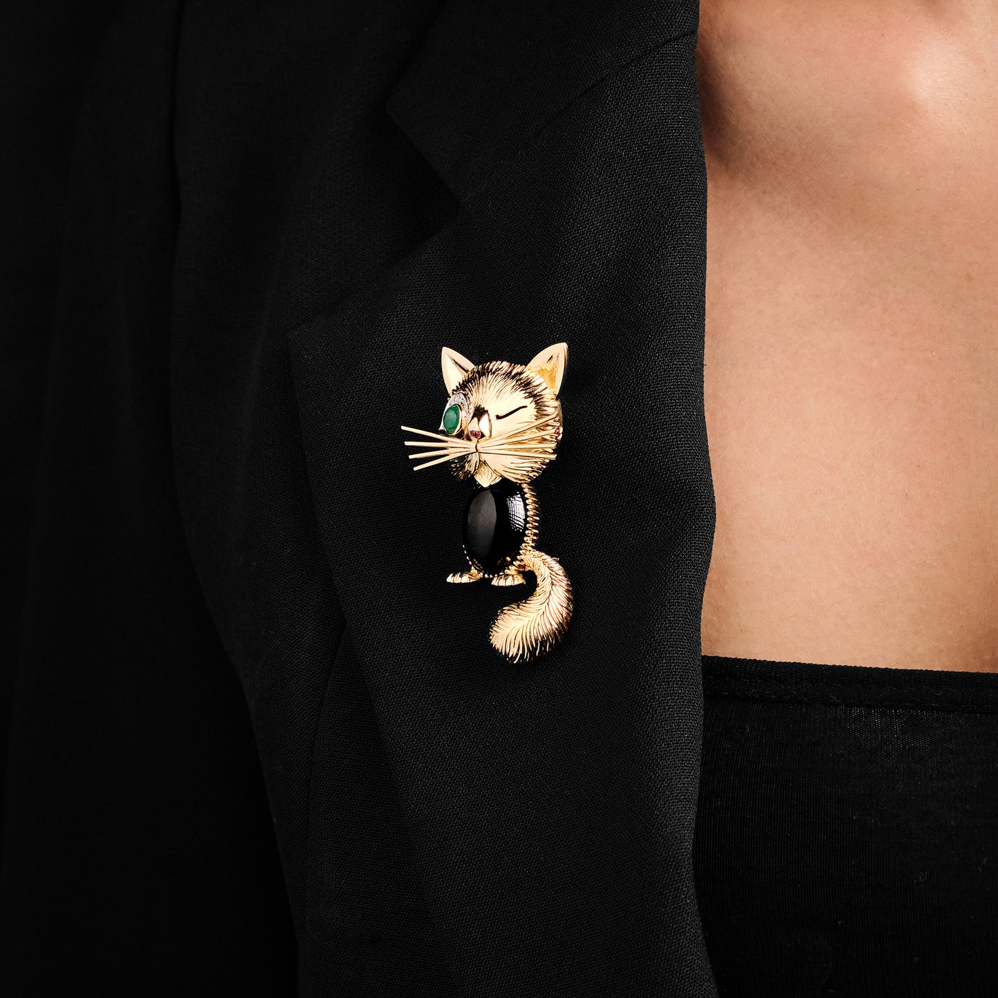 Van Cleef & Arpels Brooch "Chat Malicieux"
