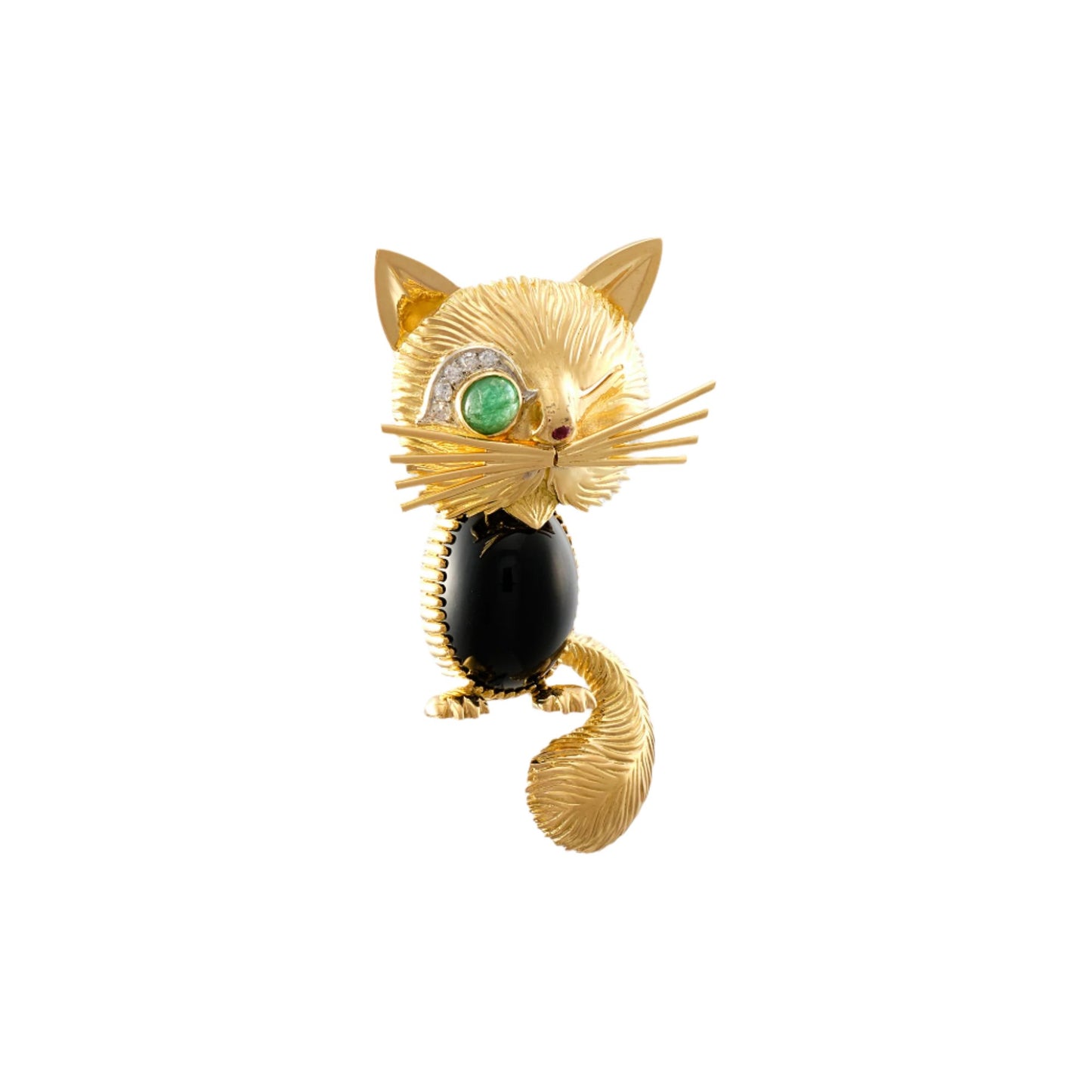 Van Cleef & Arpels Brooch "Chat Malicieux"