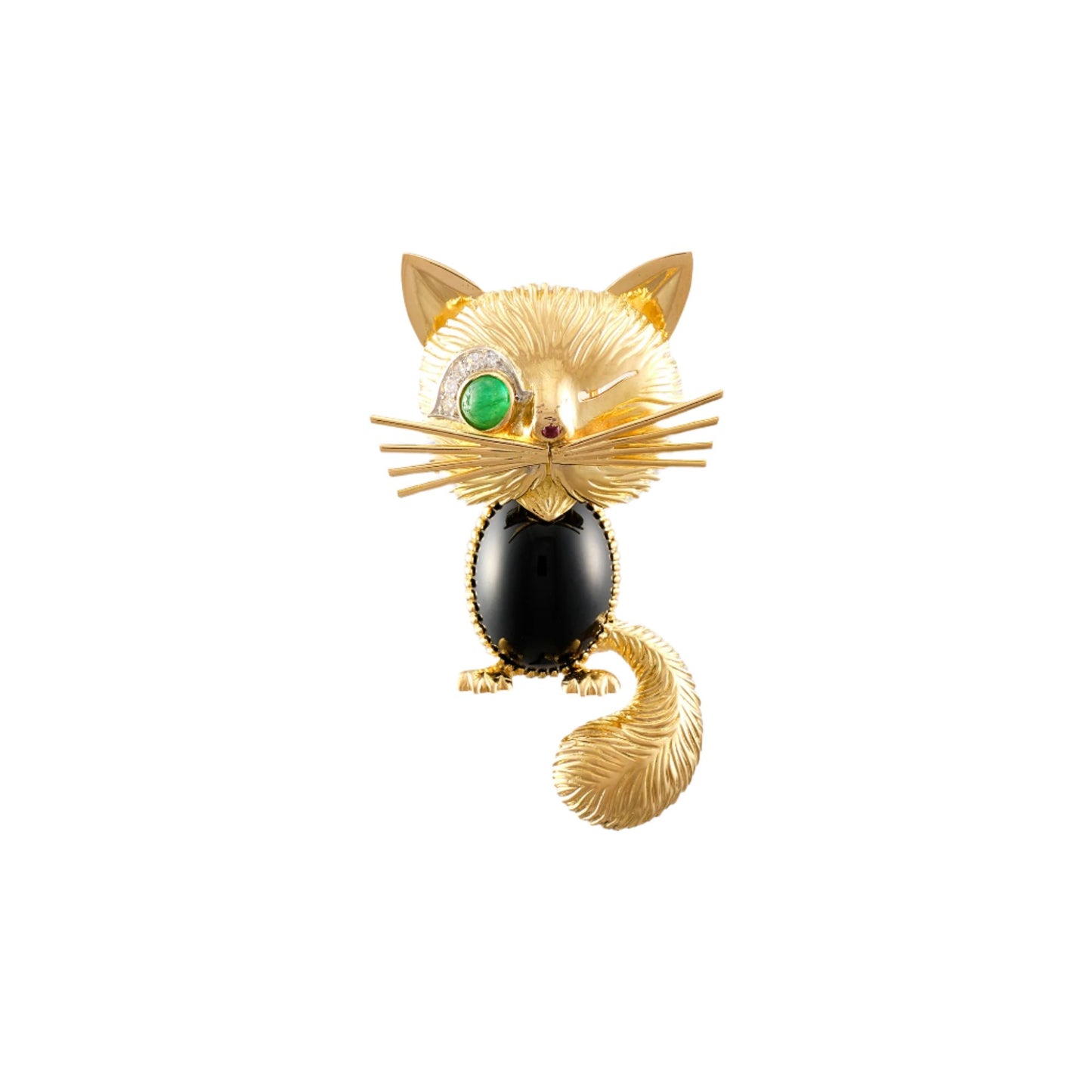 Van Cleef & Arpels Brooch "Chat Malicieux"