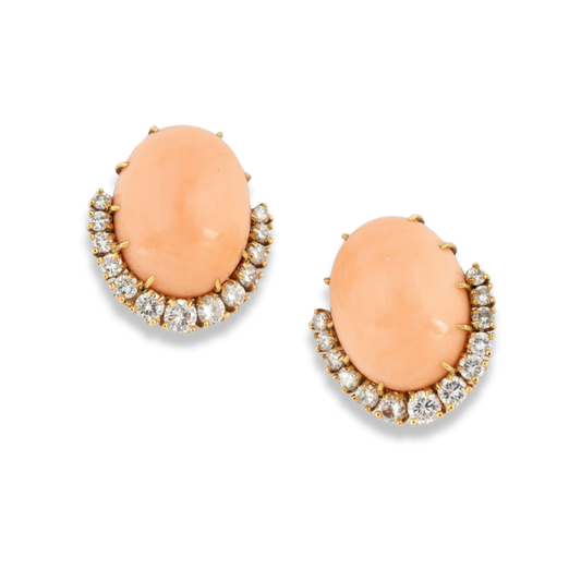 Vintage Coral Earrings