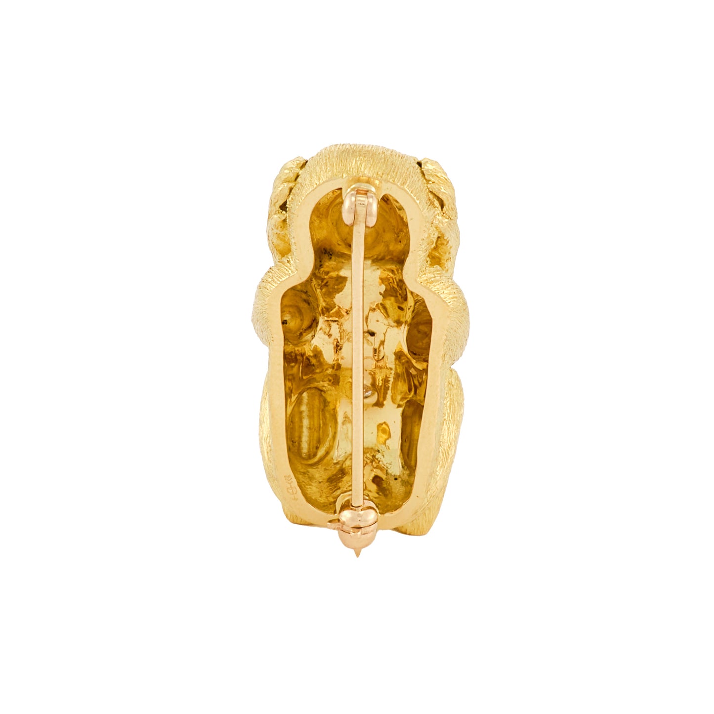 Vintage Three-Monkey Brooch