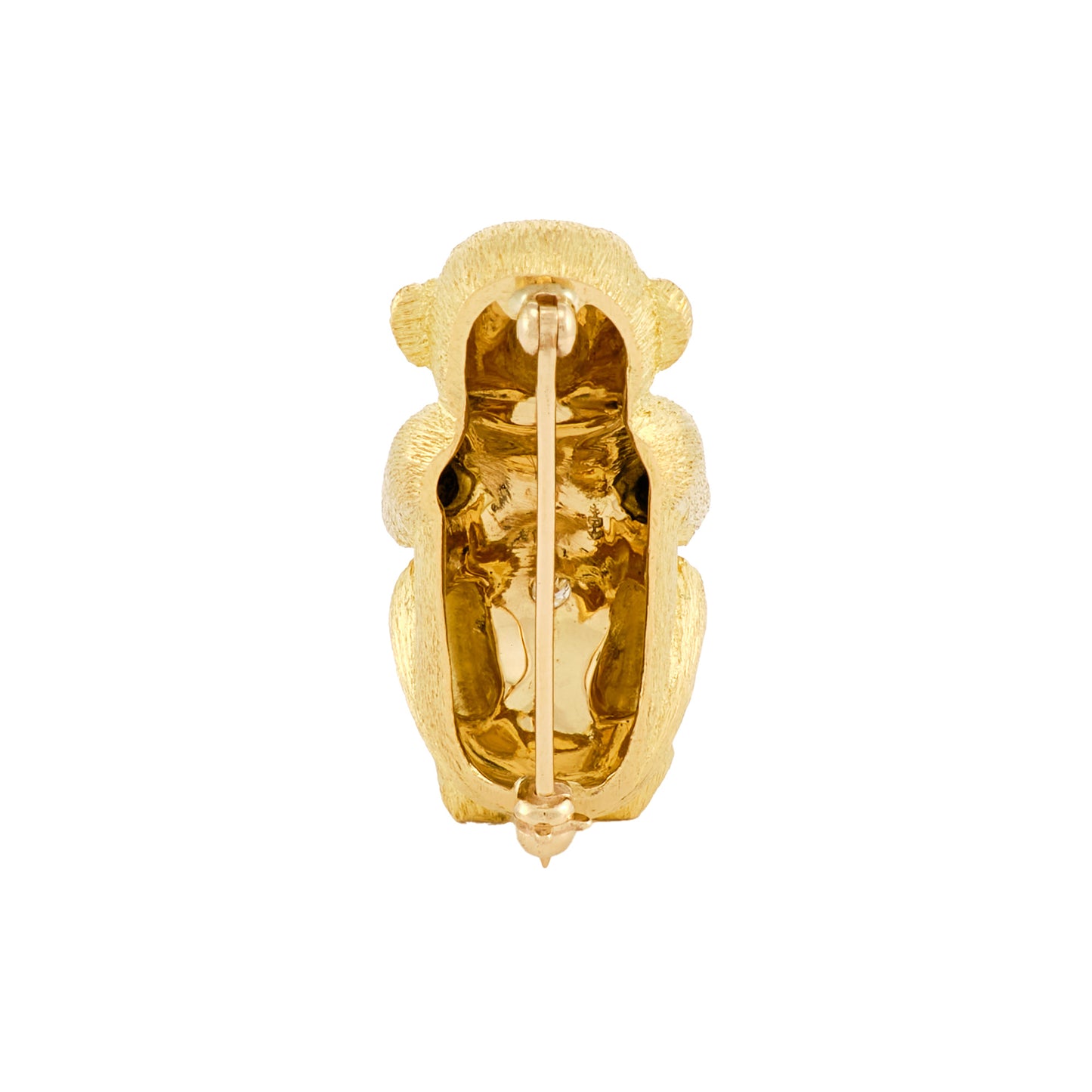 Vintage Three-Monkey Brooch