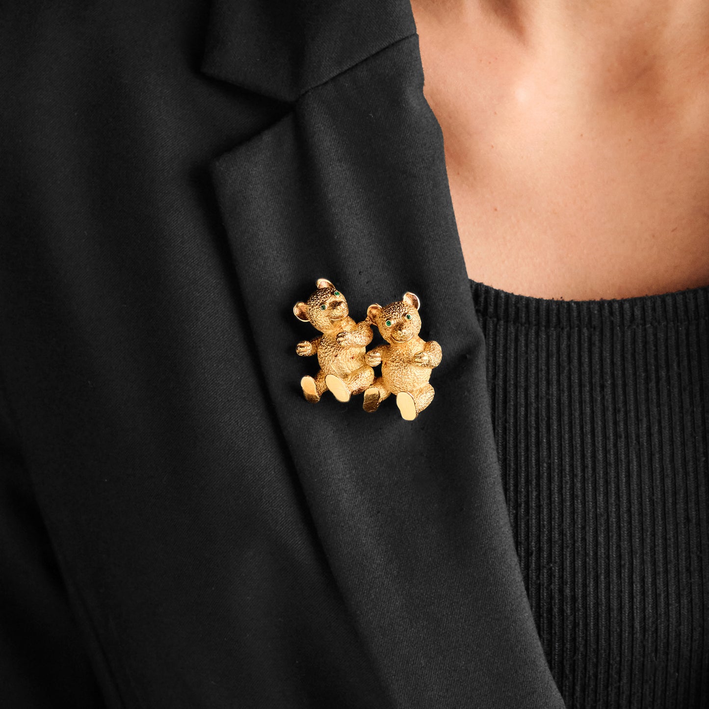 Toliro Bear Brooch