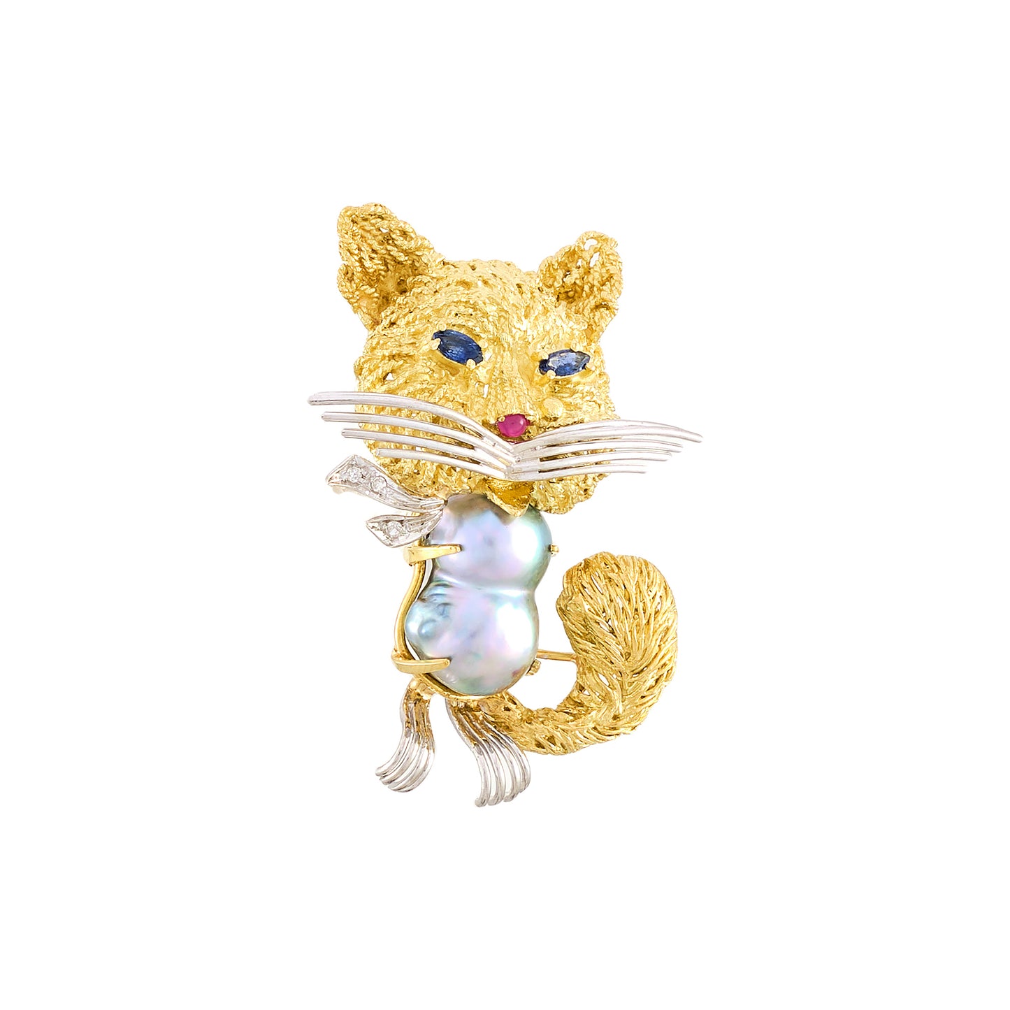 Toliro Cat Brooch