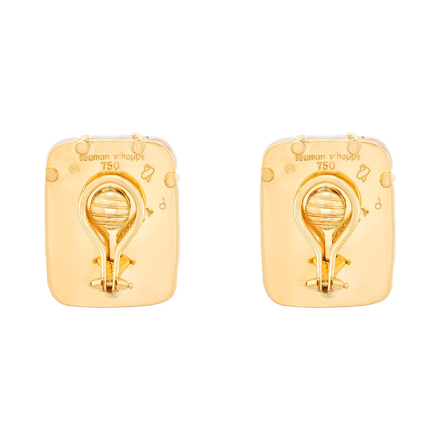 Seaman Schepps Rock Crystal Earrings
