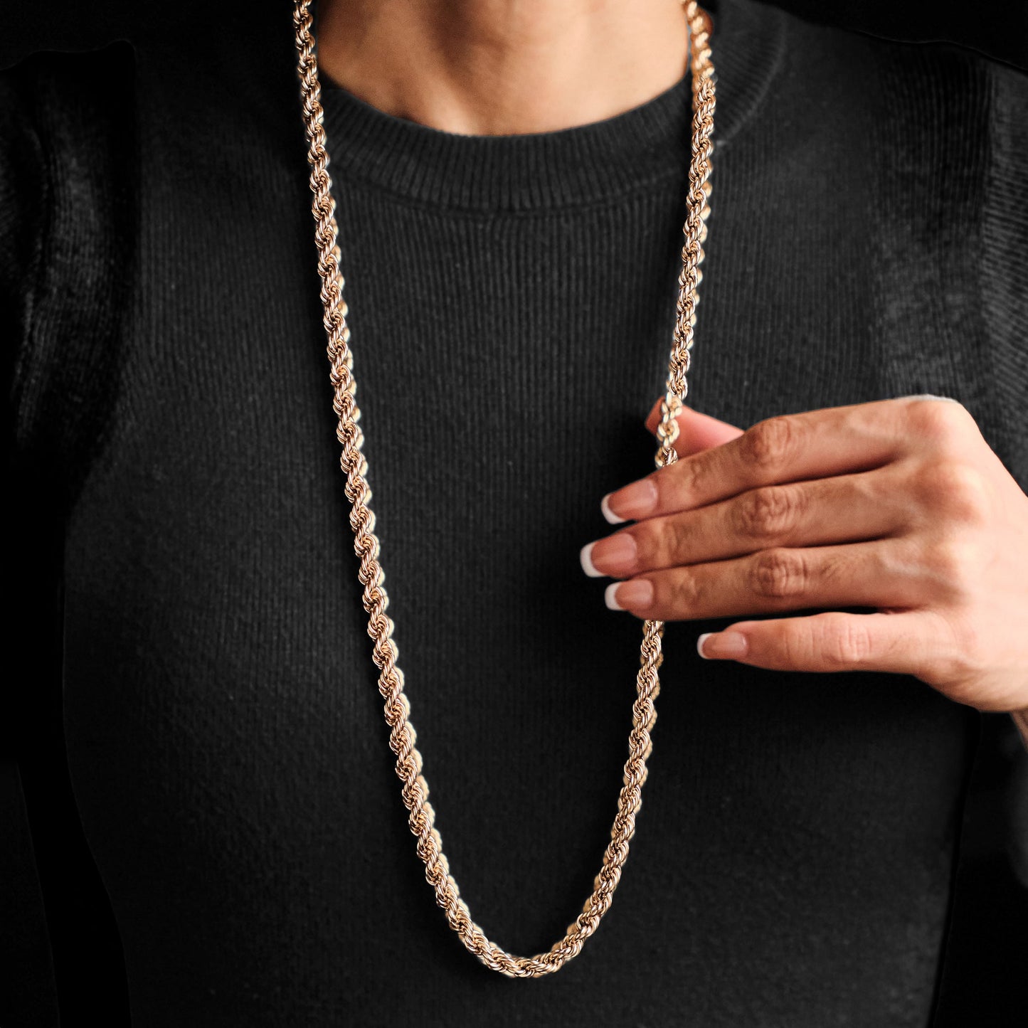 Vintage Gold Ropetwist Chain