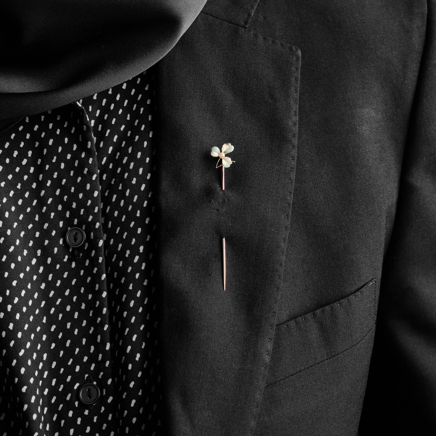 Antique Flower Stick Pin