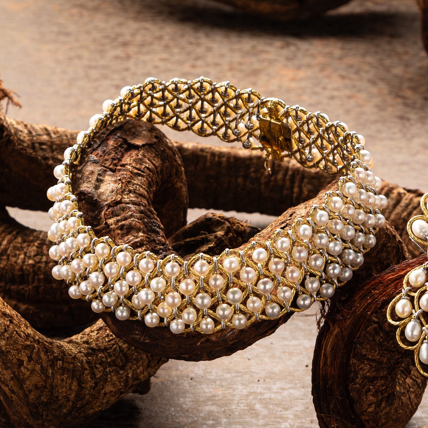 Buccellati Rete con perle Parure