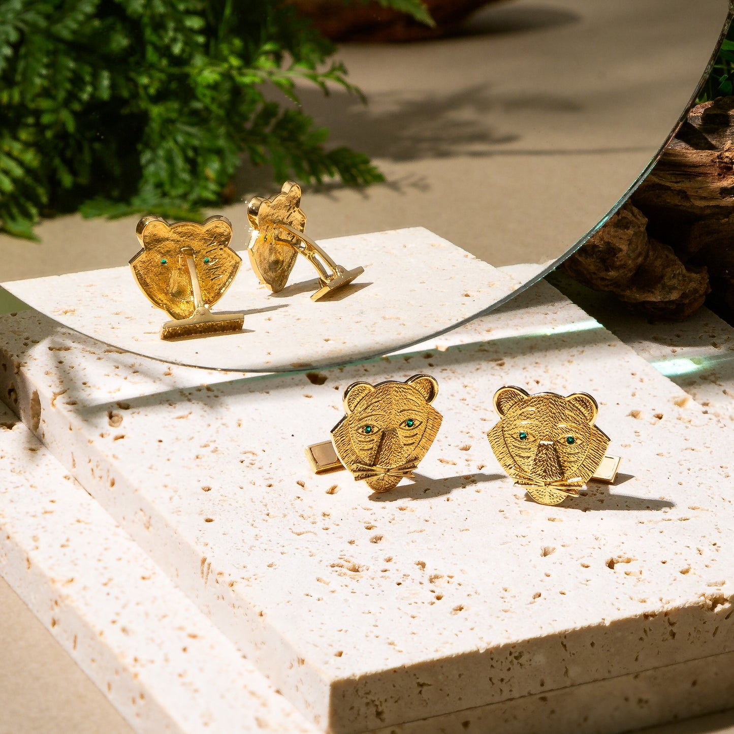 Vintage Tiger Cufflinks