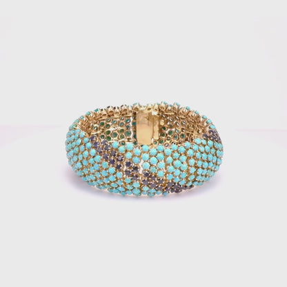 Vintage French Turquoise Bracelet