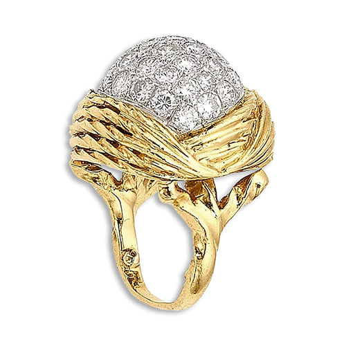 Vintage Diamond Dome Ring