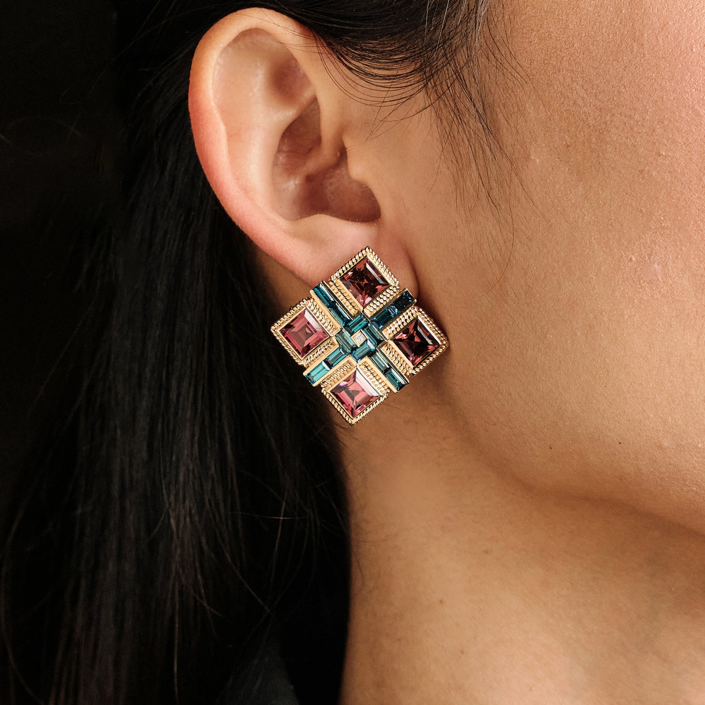 Bakhache Coloured Stones Earrings