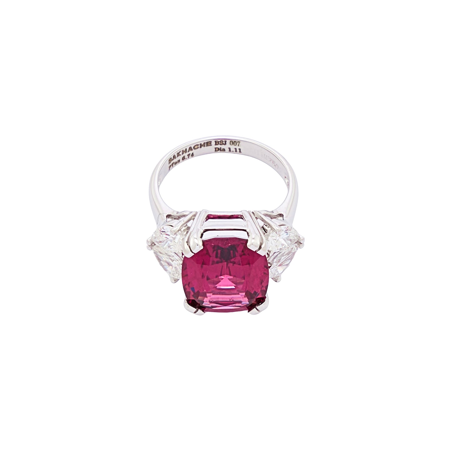 Bakhache Pink Tourmaline Ring