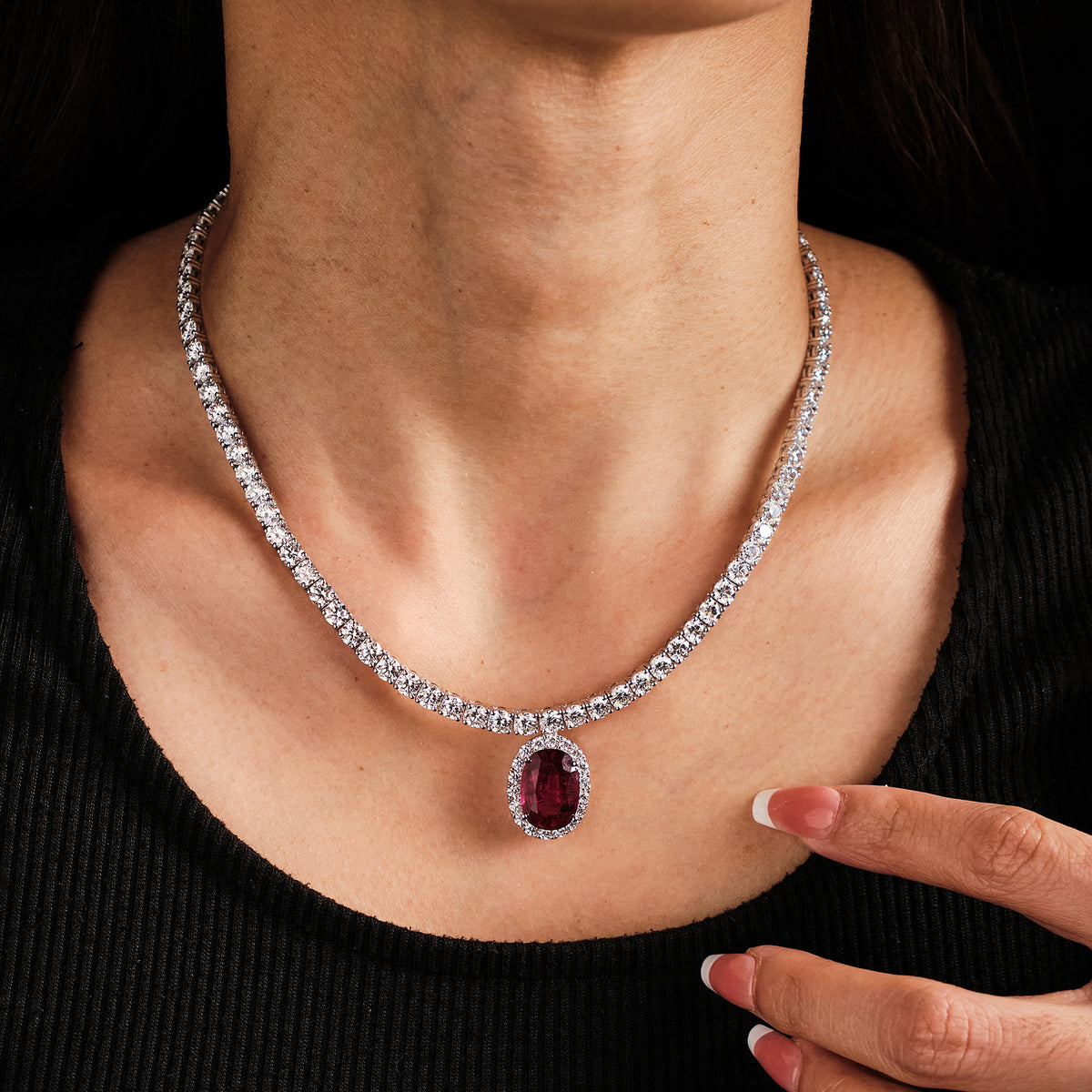 Bakhache Diamond Necklace