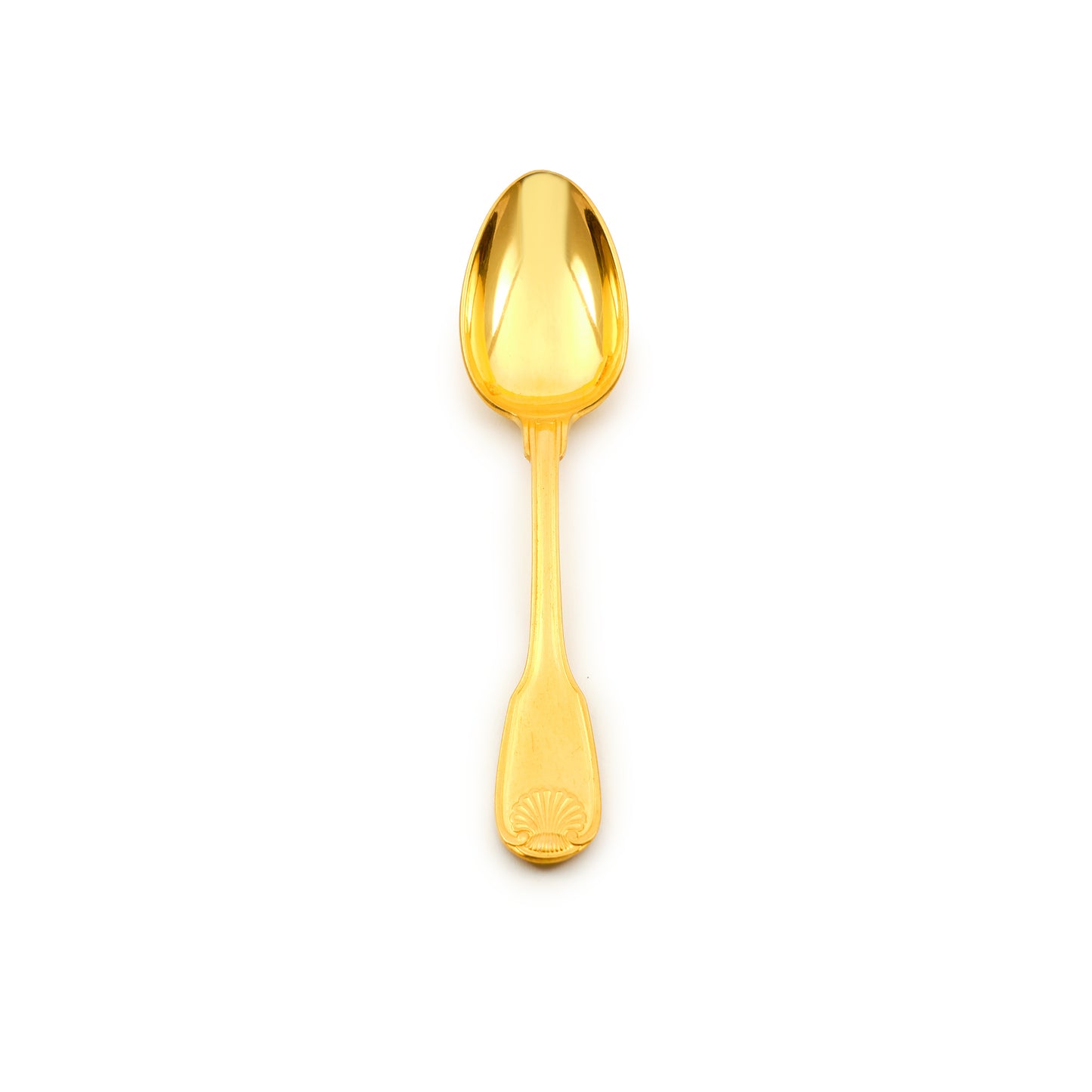 Christofle 'Vendome Shell' Gilded Spoon Set