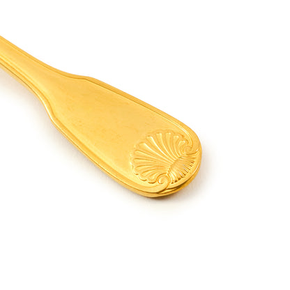 Christofle 'Vendome Shell' Gilded Spoon Set