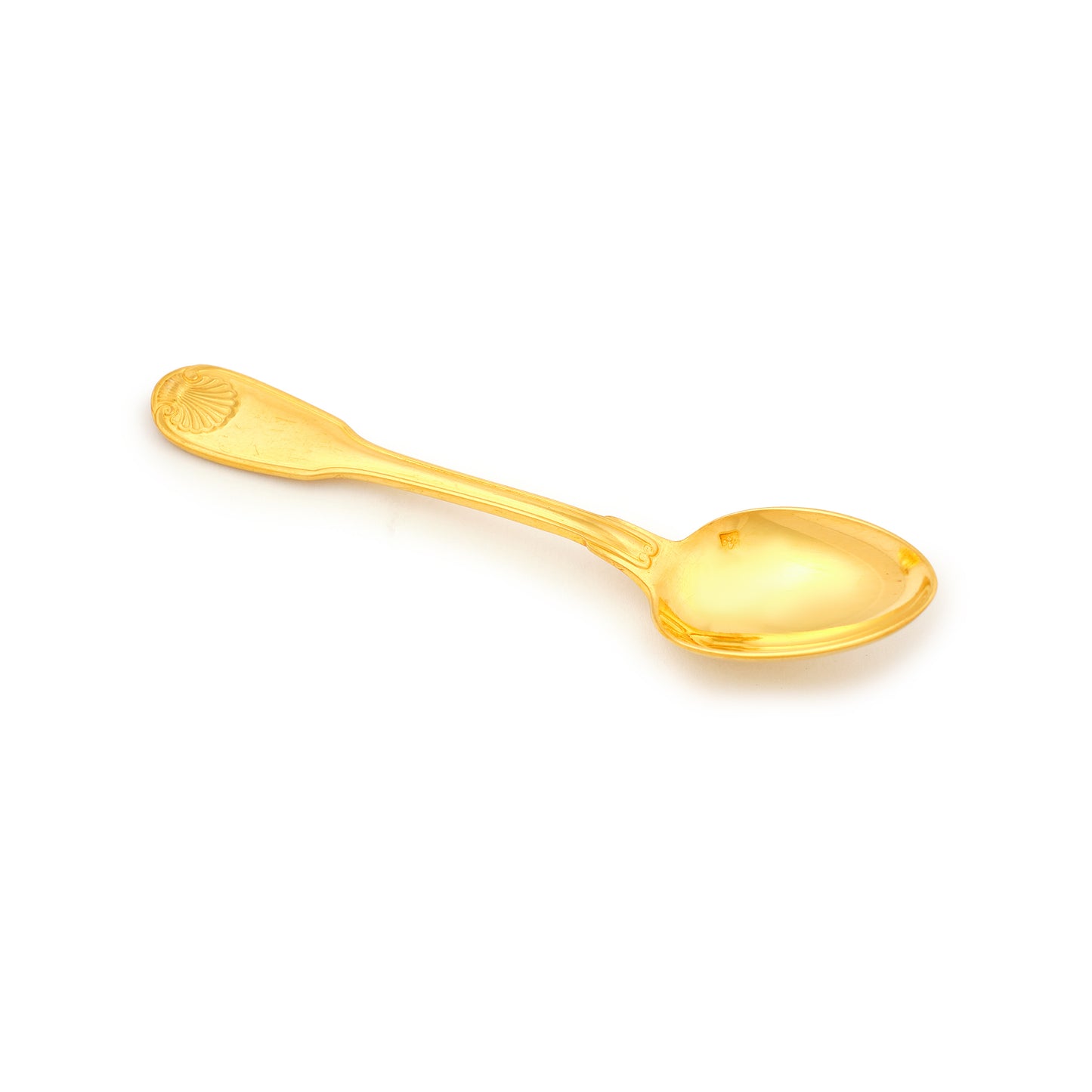 Christofle 'Vendome Shell' Gilded Spoon Set