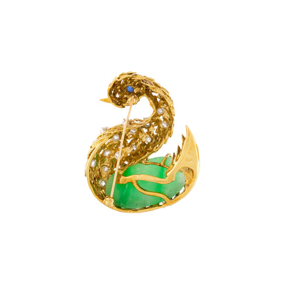 Peter Lindeman Swan Brooch