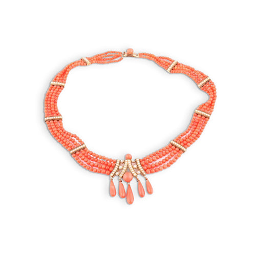 Victorian Antique Coral Necklace