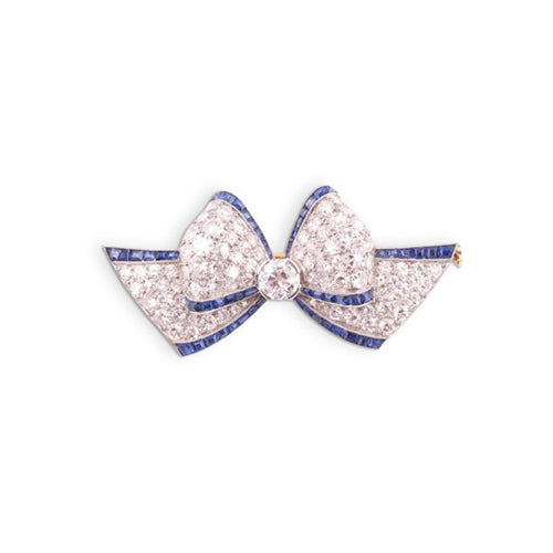Vintage Art Deco Bow Brooch