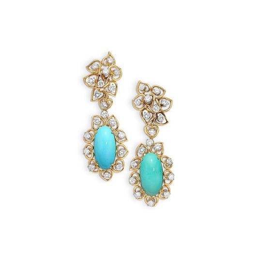 Vintage Turquoise Earrings