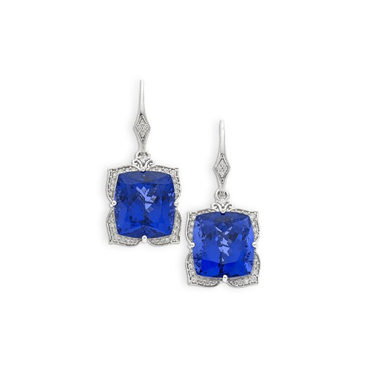 Vintage Tanzanite Earrings