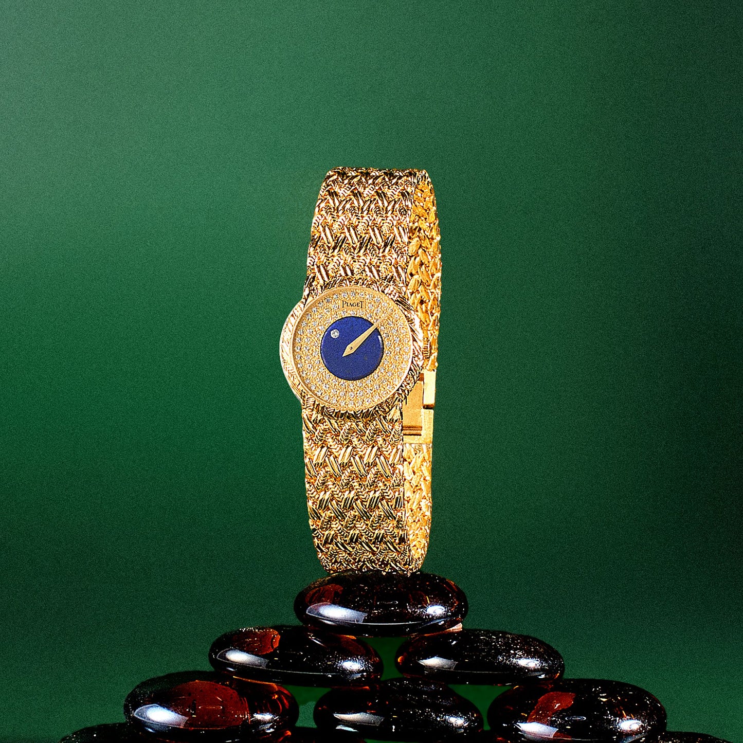 Piaget Lapis Lazuli and Diamond Wristwatch